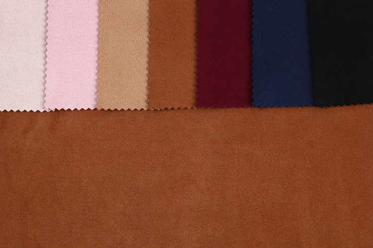 New fashion waterproof faux suede leather fabric for clothing