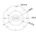 K10200 K10201 Membrana dla GOYEN PULSU ZAŁOŚCI CA102MM RCA102MM NBR FKM Zestaw naprawy membranowej