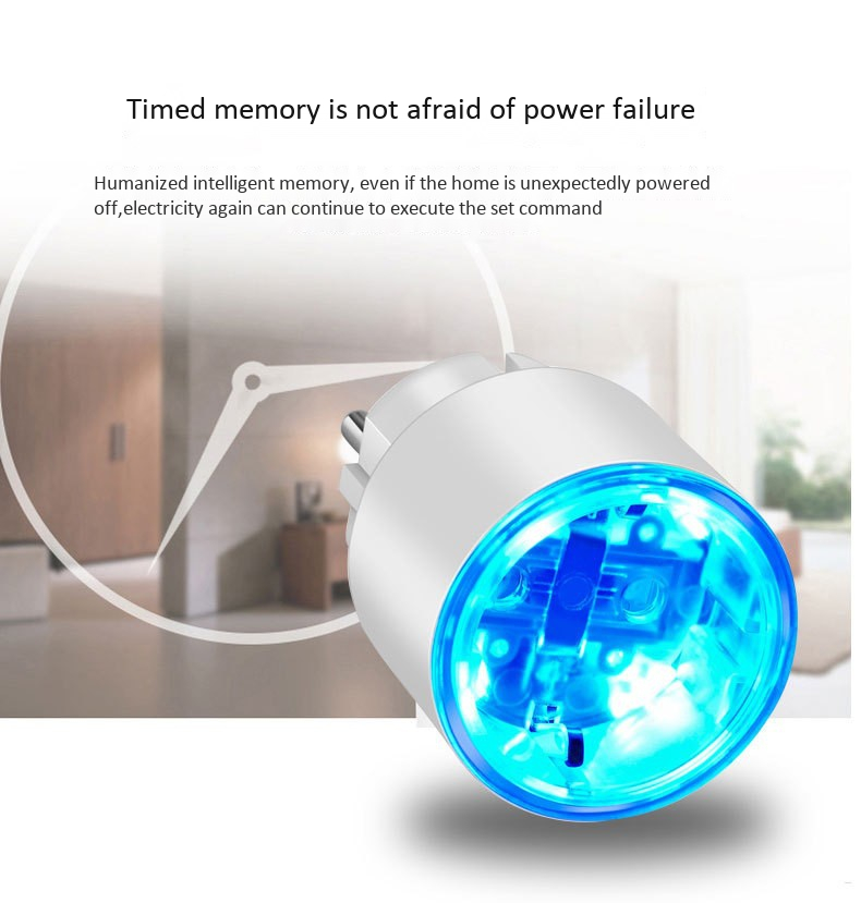 Smart Life EU Plug WiFi Control smart Socket Power Metering Timing switch 10A 3680W Voice Control work with Alexa Google IFTTT