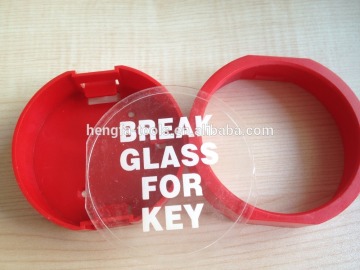 Emergency break glass key box