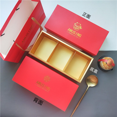 Moon Cakes Packaging Paper Folding Drawer Food Box