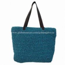 Crocheted tote bag
