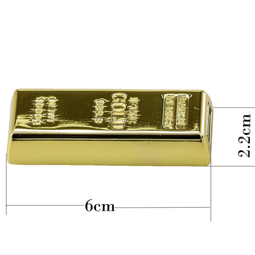 Lingotes de oro de metal / unidad flash USB modelo de ladrillo