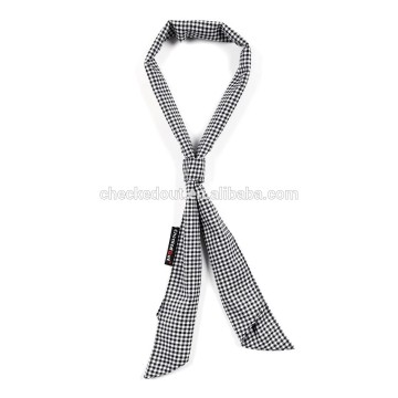 black and white grin chef scarf+cheap chef neckerchief&waiter's scarf