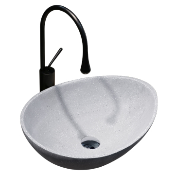 Grey Lavatory Wash Basin Bathroom Vanity Sink