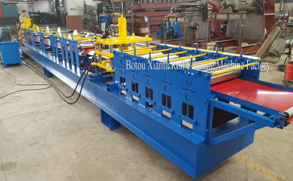 Steel Roof Ridge Cap Roll Forming Machine