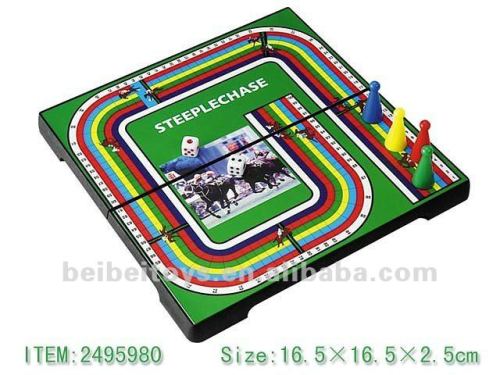 Magnetic Folding Board Game / Steeplechase