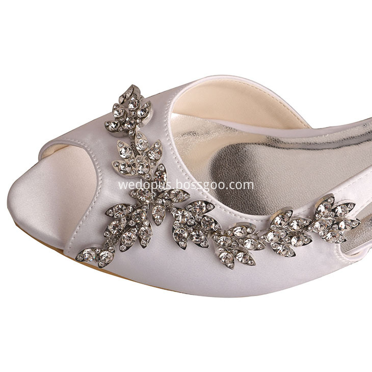 Silver Wedge Sandals