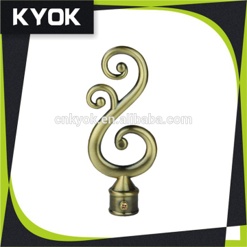 best quality glass curtain rod finials ,Decorative Curtain Finials,Brass Finials,Antique Finials