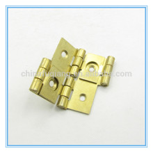 Small brass folding door hinge