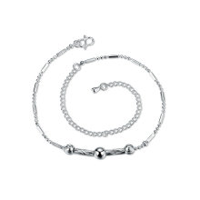 Jenia Women New Arrival Silver Plated Anklets Female Simple Silver Anklet
