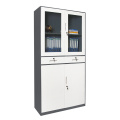 Tall Storage Cabinets with Doors and Drawers