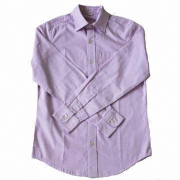 Men's shirt, made of 100% washed cotton