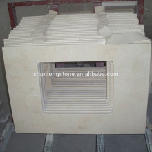 Cream Marfil marble vanity top,kitchen top