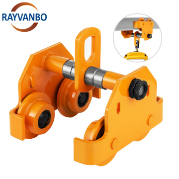 Crane Electric Hoist: Hand-Pushed I-Beam - Manual & Portable Trolley System