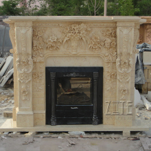 Hot Selling Indoor decorative stone marble fireplace