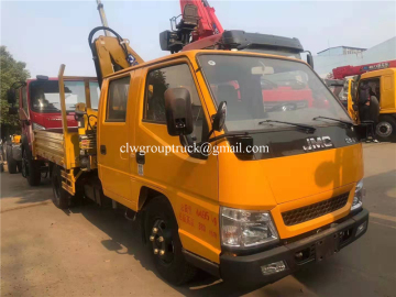 knuckle boom hydraulic 3.2ton small trailer crane