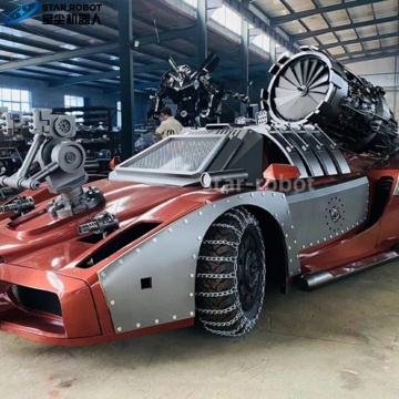 Model mobil transformator besi animatronik