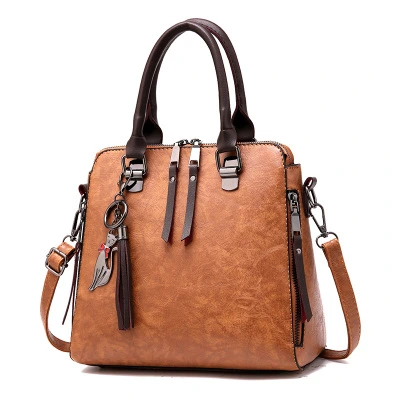 2021 New Fashion Simple Ladies Leather Handbag