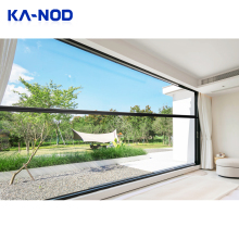 Electric Vertical Sliding Aluminium Double Glazed Windows