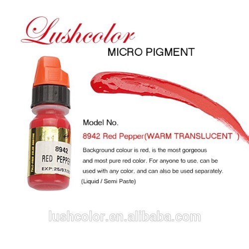 Lushcolor Brand Hot Sales Semi Permanent Makeup Tattoo Pigments