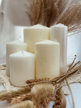 Pillar candle customized color candle for home decor