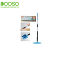 Hands Free Twist Iron Pole Microfiber Flat Mop