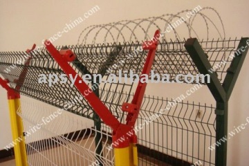 pvc coated airport fence
