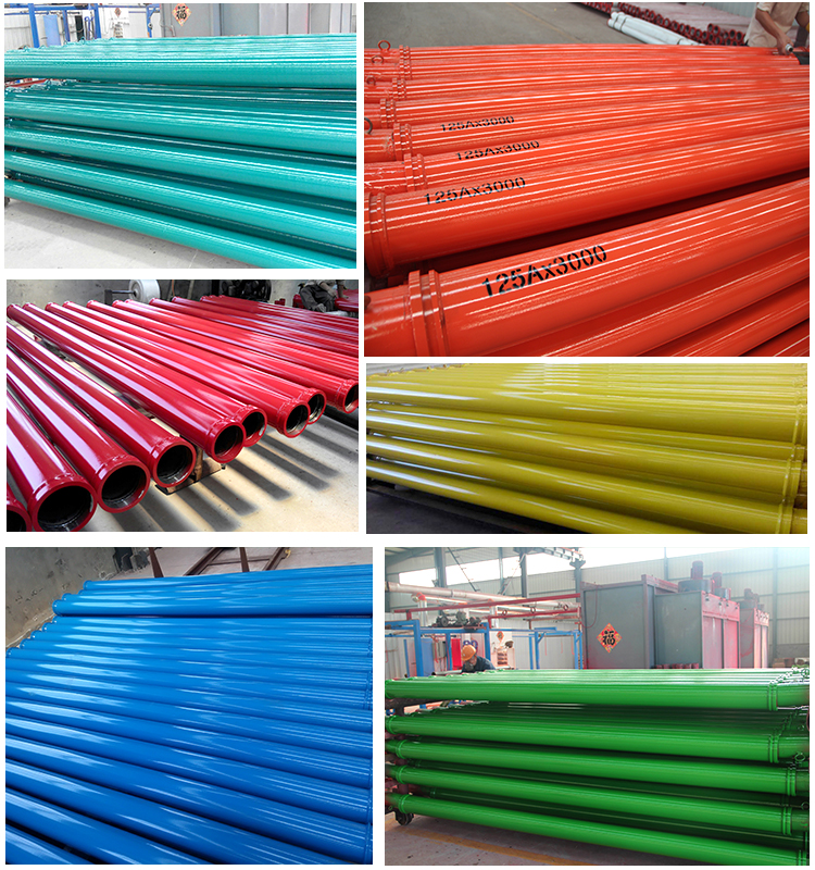 High quality wear resistant twin wall concrete pump pipe