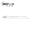 LED azul difuso de 3 mm 460nm 465nm Lente leitoso