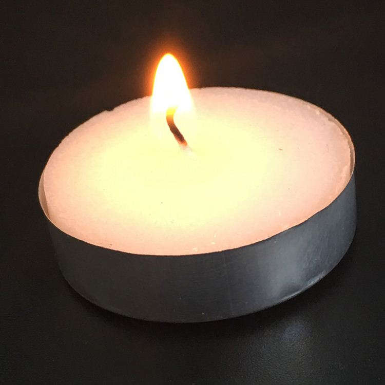 Vela pura sem cheiro branca de cera 9G Tealight