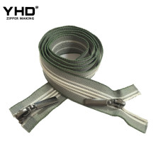 Factory wholesale upholstery two way open end zip with double sliders