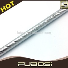 Silver retractable curtain rod window curtain pole