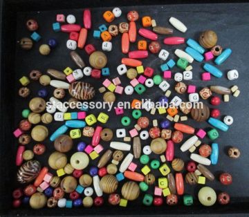 Wholesale hand painted wood beads