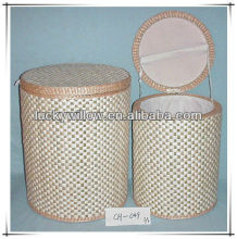 wheat straw basket & streamed bread basket &couch grass basket
