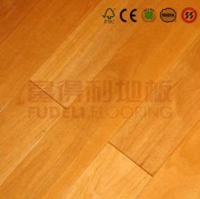 Golden teak flooring