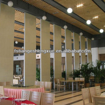 sound insulation accordion room dividers for banquet hall