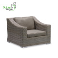 4pcs aliminyòm otèl pwojè sofa mete lwazi