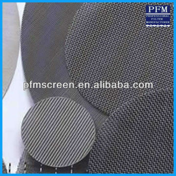 wire mesh filter disc for filtering gas liquid