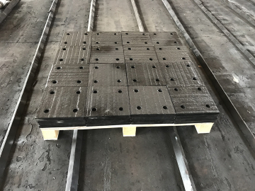 Wear Abrasion Chute Liner with CSK