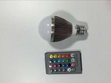 16 colors changing 6W RGB led Bulbs