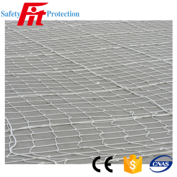 Fall protection fire resistant safety net