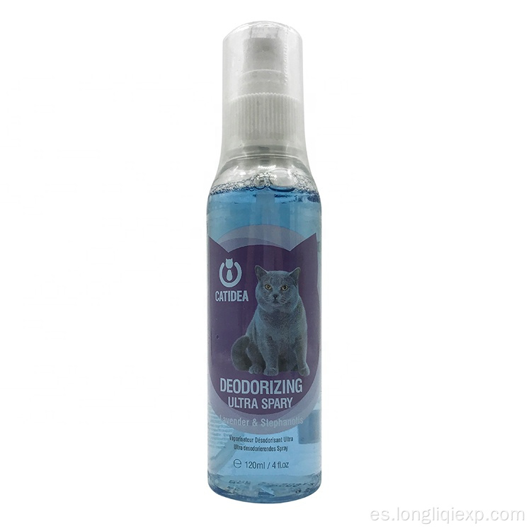 Desodorante en aerosol para gatos de alta calidad de 120 ml, desodorante para mascotas