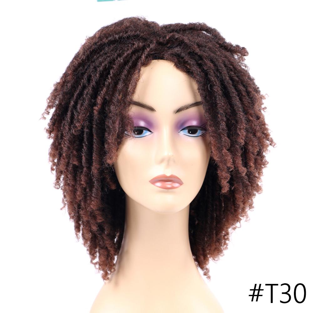 MYZYR private label  long hair crochet heat-resistant synthetic wig,multiple colourDirty braid , synthetic afro wig#T530