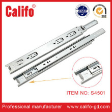 Three section ball bearing drawer slides