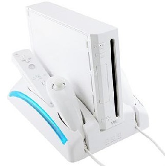 WII functions blue-light cradle charger
