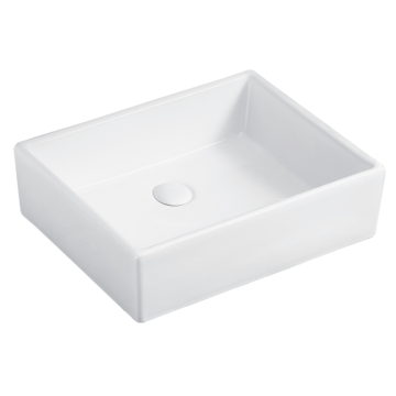 Above Counter Rectangular Bathroom Sink