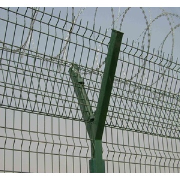 ISO9001 certificate airport security fence with Y post