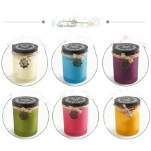 Vela de aroma de cera de soja de alta calidad en cajas de regalo de pilar