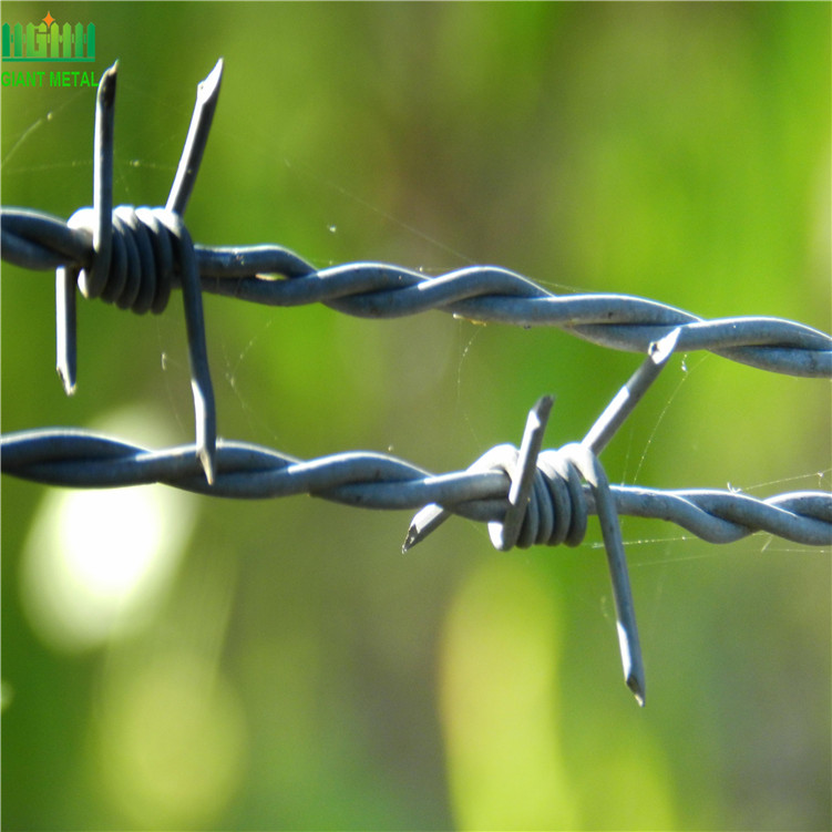 PVC Coated Barbed Wire Black Fence Wire